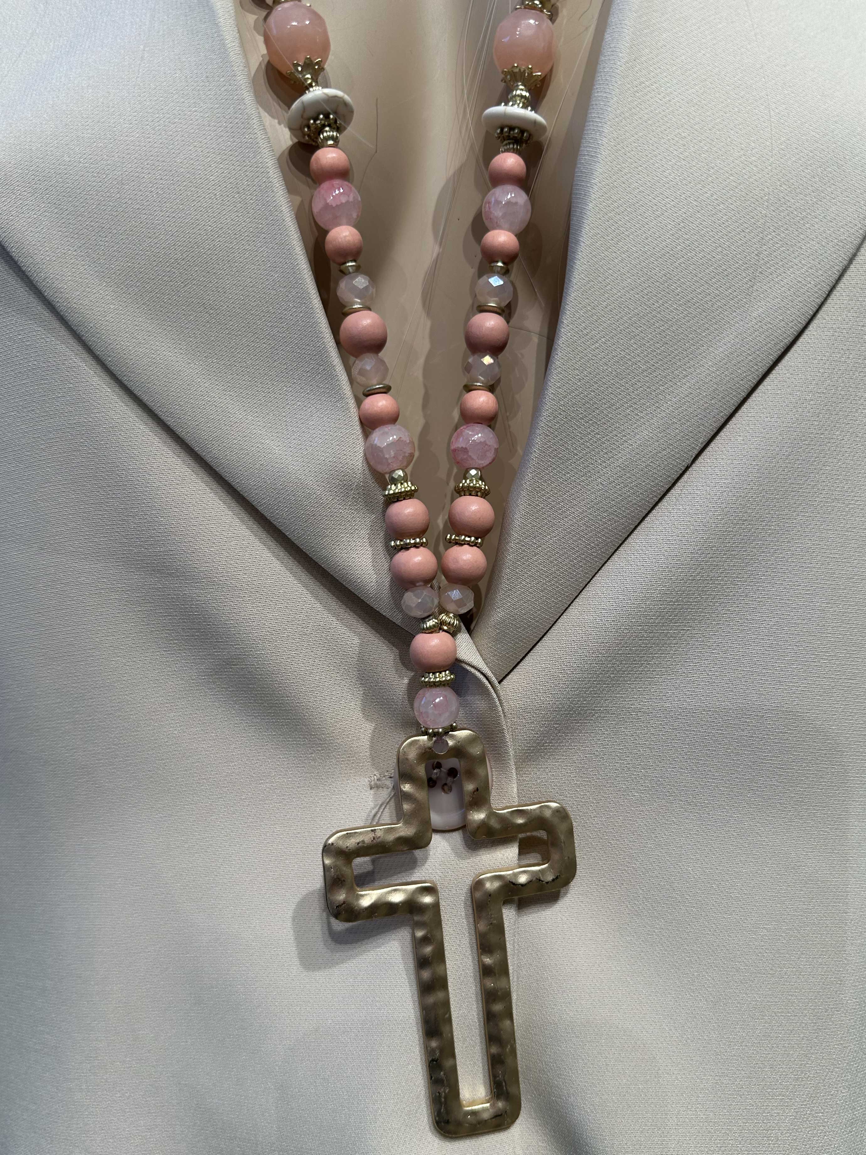 Chioma - Perlekæde med kors